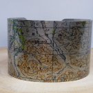 Denali National Park Alaska Map Cuff Bracelet by Enliven Natural