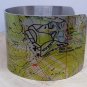 Big Sky Resort Montana Map Cuff Bracelet by Enliven Natural