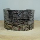 Boulder Colorado Map Cuff Bracelet by Enliven Natural