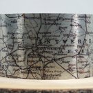 Antwerp Belgium Map Cuff Bracelet by Enliven Natural