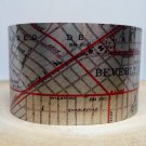 Beverly Hills California Map Cuff Bracelet by Enliven Natural