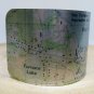 Christmas Michigan Map Cuff Bracelet by Enliven Natural