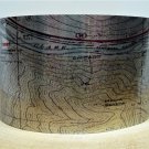 Missoula Montana Map Cuff Bracelet by Enliven Natural