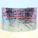 Ventura California Map Cuff Bracelet