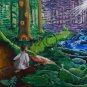 Enchanted Forest 12"x24" Stretched Canvas Giclee Print of original oil painting by Niccolle Breeden.