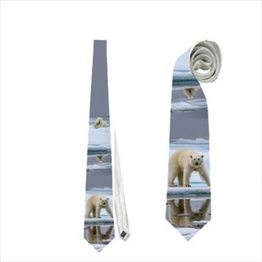Necktie polar bear