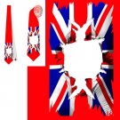 Necktie UK British flag national patriotic pride football fan