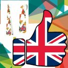 Necktie UK British flag national patriotic pride football fan politic politology parlament mp