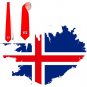 Necktie Iceland flag national patriotic pride football fan