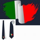 Necktie Italy flag national patriotic pride football fan