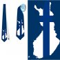 Necktie Finland flag national patriotic pride football fan