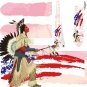 Necktie USA flag Indian national patriotic pride football fan