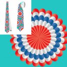 Necktie USA  national patriotic pride football fan