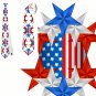 Necktie USA flag stars united states politic national patriotic pride football fan