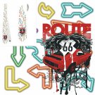 Necktie  Route 66 different directions USA