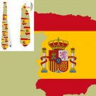 Necktie Spain flag patriot national football fan