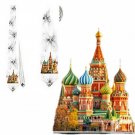 Necktie Russia fan Church of St. Basil the Red Square