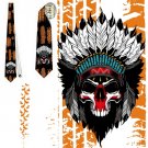 Necktie Indian skull USA tires