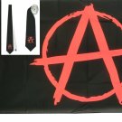 Necktie  anarchy flag of anarchy