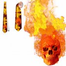 Necktie fire skull