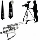 Necktie  movie tape director camera cameraman