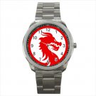 Sport metal watch  dragon karate kung fu