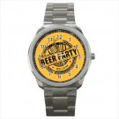Sport metal watch  beer party