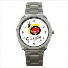 Sport metal watch  Spain national patriot fan football