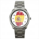 Sport metal watch  Spain patriot national fan football yes