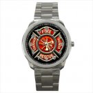 Sport metal watch  Fire  fireman fire fighter fireplug plug fire-cock