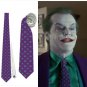 Necktie joker jack nicholson purple lilac violet  cosplay roleplay villain tie halloween
