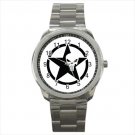 Sport metal watch skull cranium death's-head