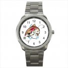Sport metal watch fish fisherman fishing happy