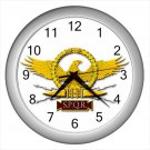 Silver Wall Clock  Rome Rome impair SPQR
