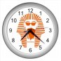 Silver Wall Clock Pharaoh Egypt spy humor