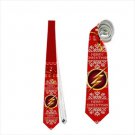 Necktie the flash christmas superhero justice league comics roleplay cosplay wedding