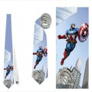 Necktie shield captain america superhero avengers cosplay wedding