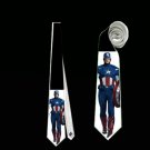 Necktie shield captain america superhero avengers cosplay wedding