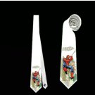 Necktie spiderman superhero avengers cosplay wedding