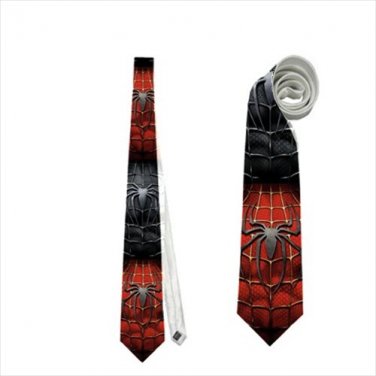 Necktie spiderman superhero avenger comics roleplay cosplay wedding