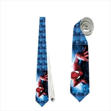 Necktie spiderman superhero avenger comics roleplay cosplay wedding