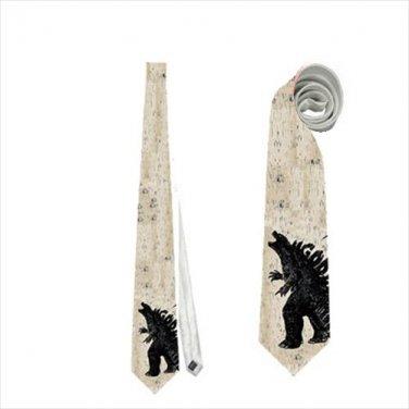 Necktie godzilla mutant monster tie roleplay cosplay wedding