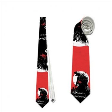 Necktie godzilla mutant monster tie roleplay cosplay wedding