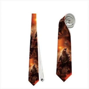Necktie godzilla mutant monster tie roleplay cosplay wedding