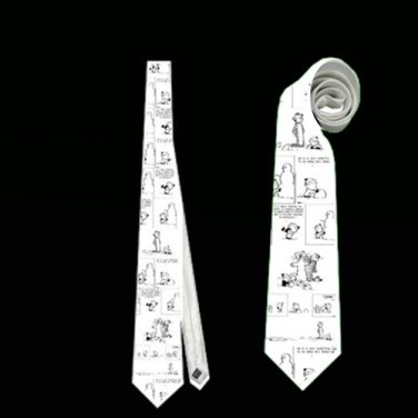 Necktie calvin tie comic strip tiger yellow tree roleplay cosplay wedding