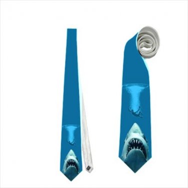 Necktie jaws shark halloween horror tie roleplay cosplay wedding