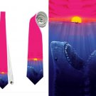 Necktie jaws shark halloween horror tie roleplay cosplay wedding
