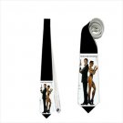 Necktie  james bond agent 007 halloween tie roleplay cosplay wedding a view to a kill
