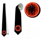 Necktie  james bond agent 007 halloween tie roleplay cosplay wedding a view to a kill