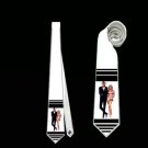 Necktie  james bond agent 007 halloween tie roleplay cosplay wedding a view to a kill